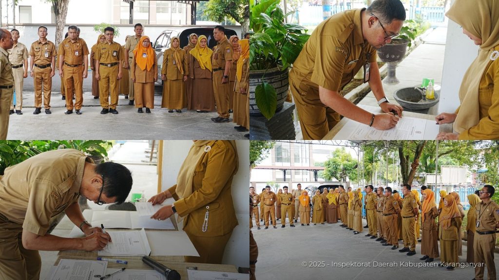 Inspektur Daerah menandatangani Pakta Integritas (29 September 2025)