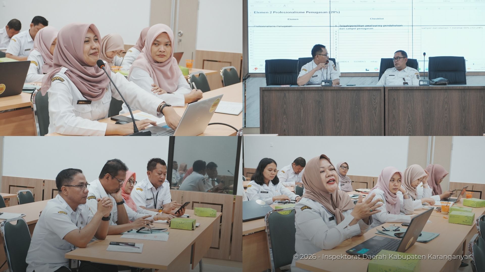 Rakor Persiapan Evaluasi Peningkatan Kapabilitas APIP diikuti Para Pegawai Inspektorat Daerah - 18 Februari 2026