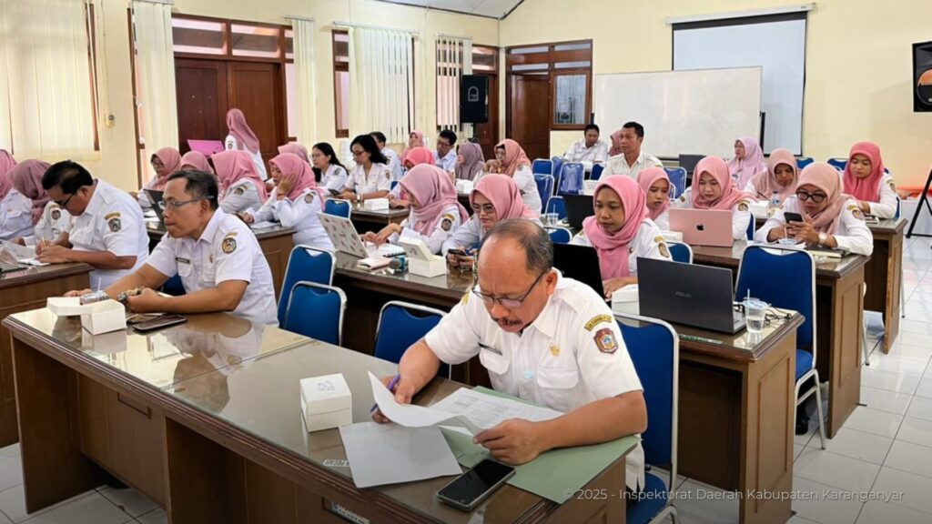 Pegawai Inspektorat Daerah mengikuti Rakor MCSP 2025 (29 Oktober 2025)