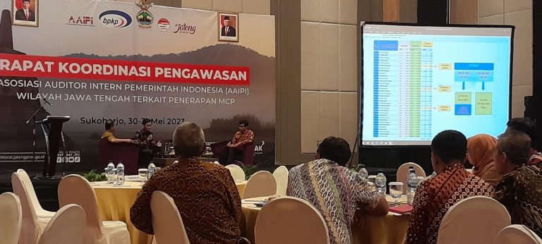 Rapat Koordinasi Pengawasan AAIPI Wilayah Jawa Tengah terkait Penerapan MCP - 30 Mei 2023