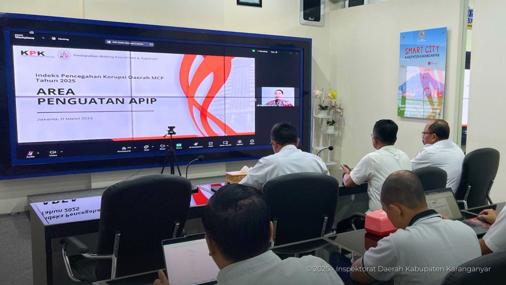 APIP dalam Sosialisasi Pedoman IPKD MCP 2025 (14 Maret 2025)