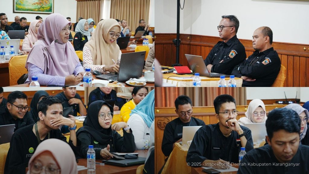 Berbagai OPD mengikuti Rakor dan Pelatihan Pengisian Kertas Kerja PM-SPIP 2025 (21 Agustus 2025)