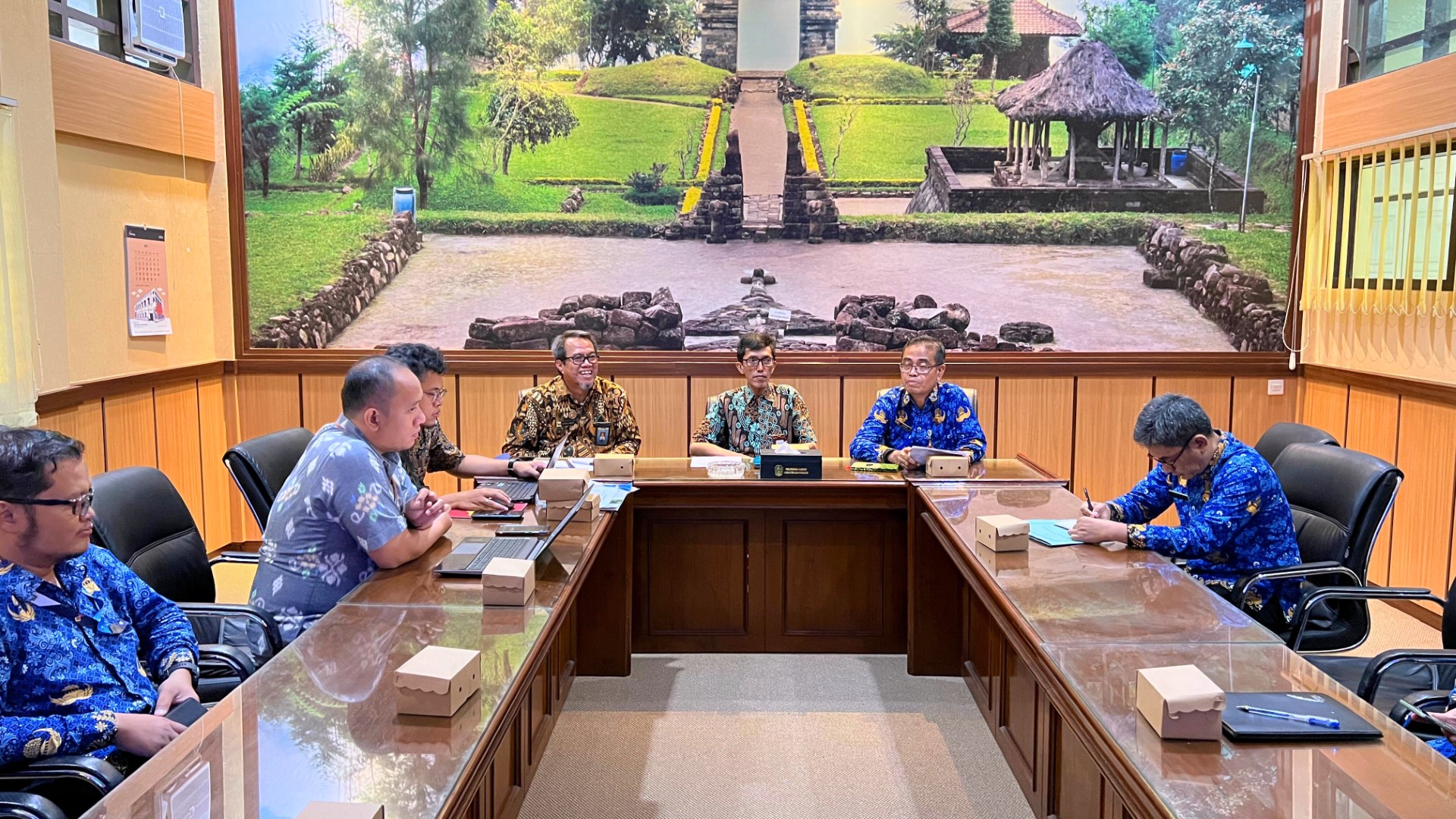 Exit Meeting Tim Evaluasi Akuntabilitas dan Praktik Baik Pengelolaan Keuangan dan Pembangunan Desa Triwulan II Tahun 2024