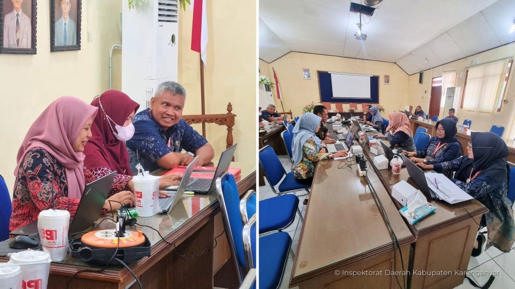 Foto Hari Pertama Penilaian Telaah Sejawat Ekstern Tahun 2024 oleh Inspektorat Grobogan (16-17 Juli 2024)