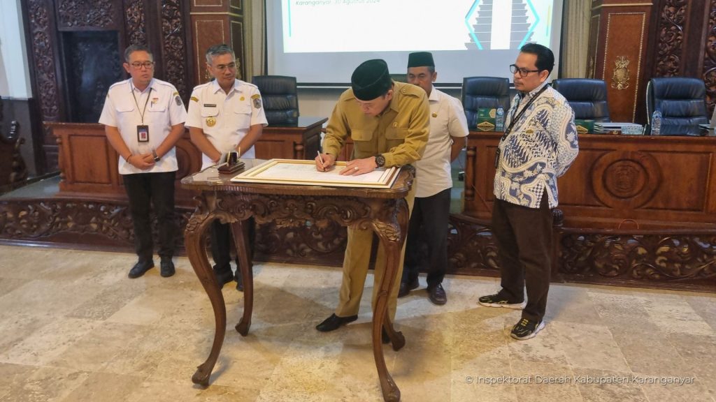 Foto I Rakor Pertemuan Pemberantasan Korupsi Tahun 2024 di Lingkungan DPRD Kab. Karanganyar (30 Agustus 2024)