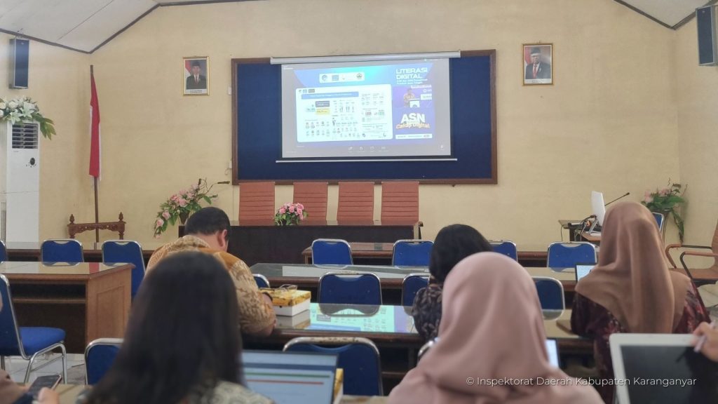 Foto I Webinar Literasi Digital Sektor Pemerintahan Tahun 2024 (15 Oktober 2024)