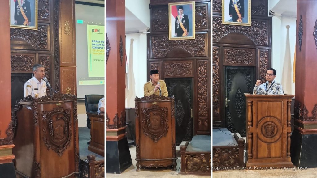 Foto II Rakor Pertemuan Pemberantasan Korupsi Tahun 2024 di Lingkungan DPRD Kab. Karanganyar (30 Agustus 2024)