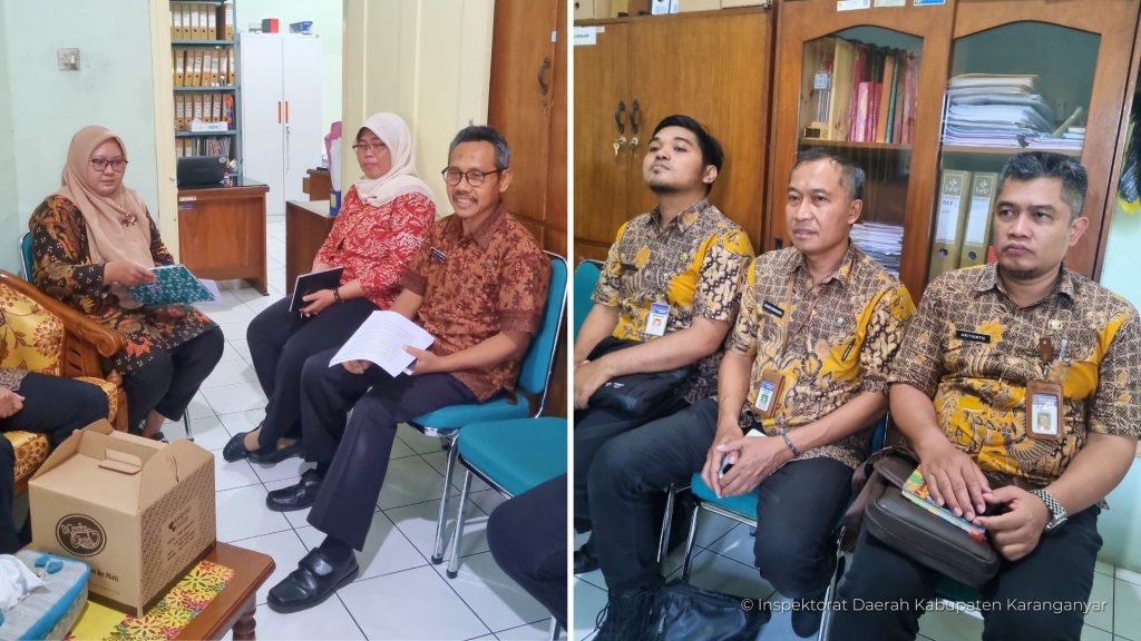 Foto II Studi Komparasi Perencanaan Kegiatan dan Anggaran 2025 ke Inspektorat Daerah Kab. Wonogiri (05 September 2024)