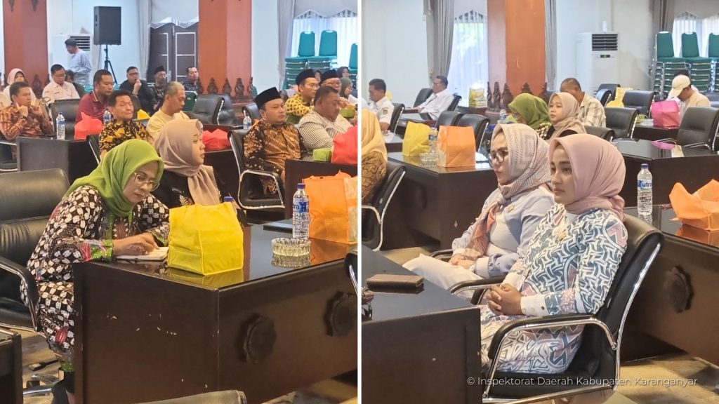Foto IV Rakor Pertemuan Pemberantasan Korupsi Tahun 2024 di Lingkungan DPRD Kab. Karanganyar (30 Agustus 2024)