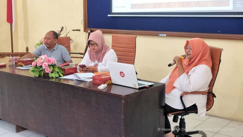 Foto Pelatihan Peningkatan Kompetensi Pegawai Inspektorat Daerah terkait Pengelolaan BOS dan BMD I (27 September 2024)