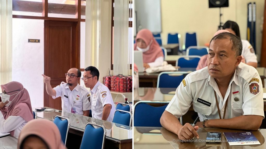 Foto Penandatanganan Berita Acara Hasil TSE Inspektorat Daerah Karanganyar II (21 Agustus 2024)