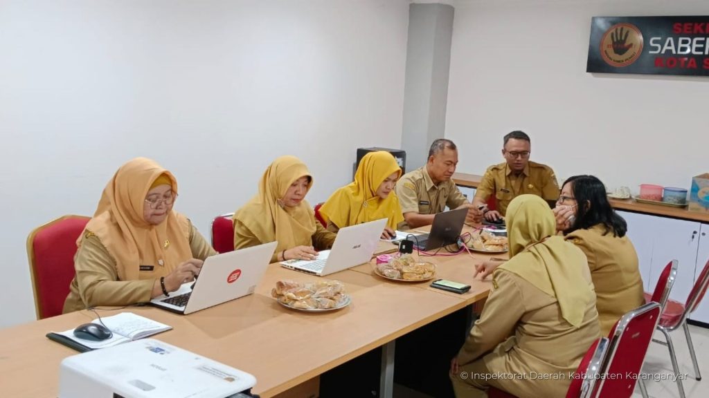 Foto Penilaian Telaah Sejawat Ekstern ke Inspektorat Kota Semarang (22 Juli 2024)
