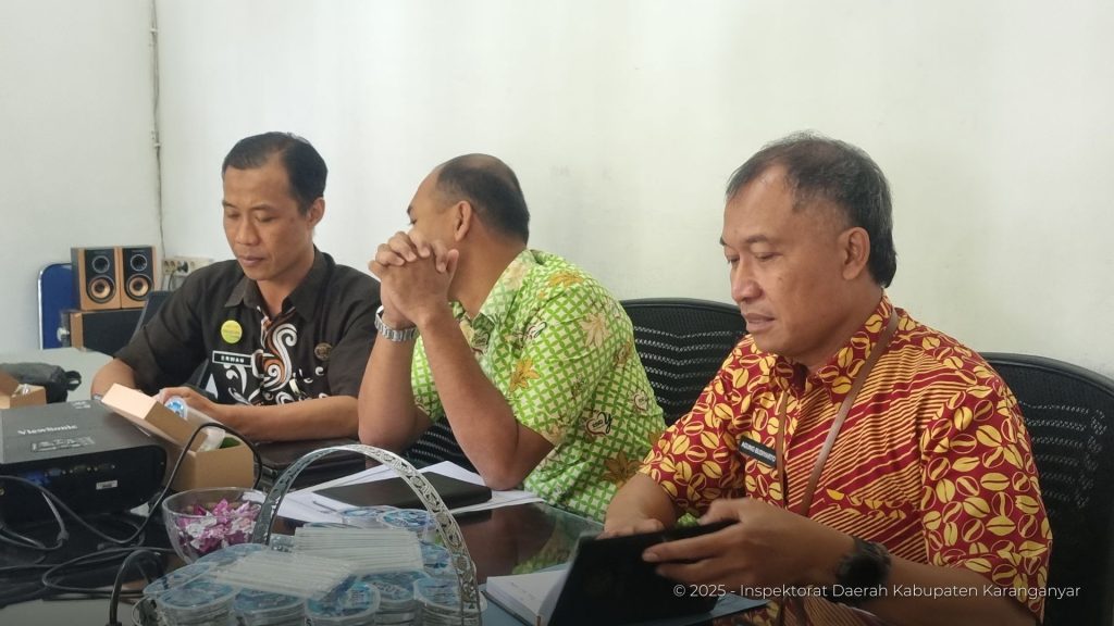 Inspektorat Daerah dan OPD melaksanakan Rakor Pengusulan Zona Integritas 2025