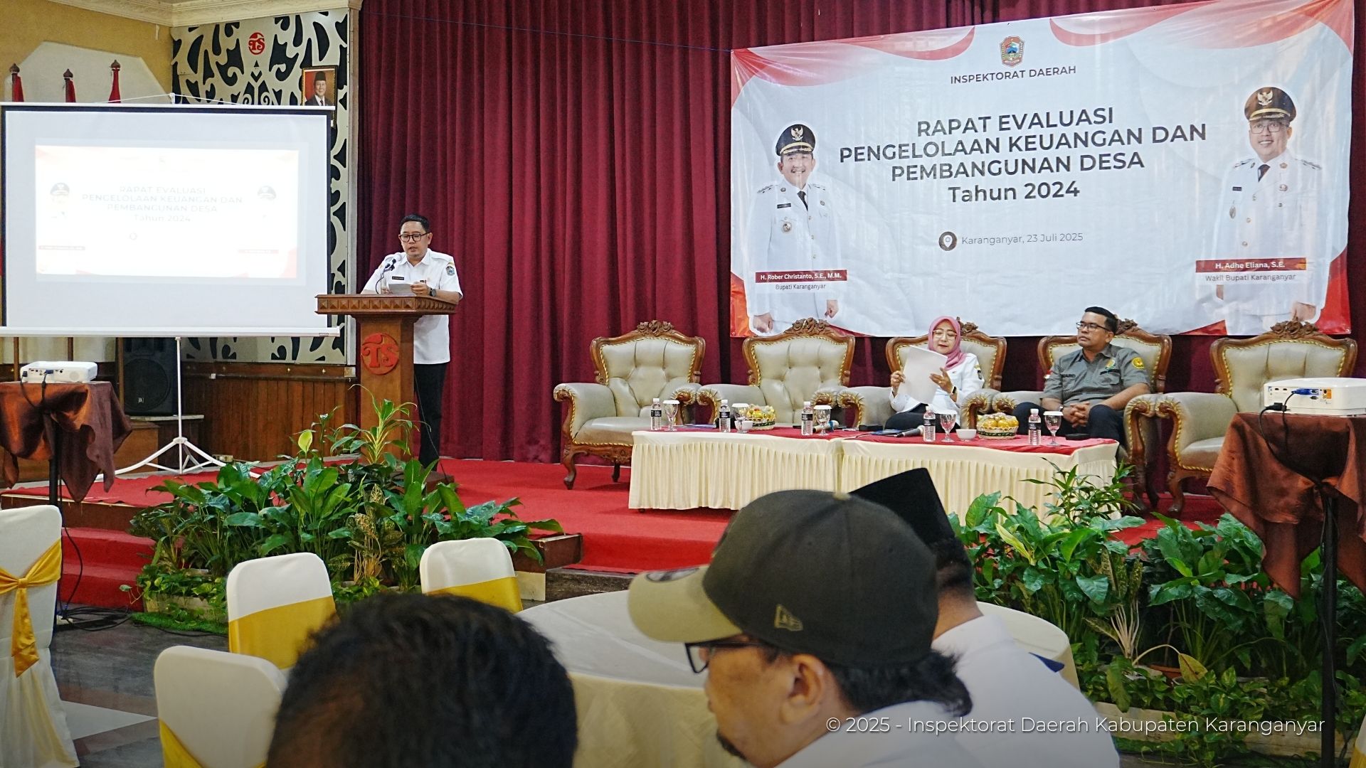 Inspektorat Daerah Kabupaten Karanganyar selenggarakan Evaluasi Pengelolaan Keuangan dan Pembangunan Desa Tahun 2024