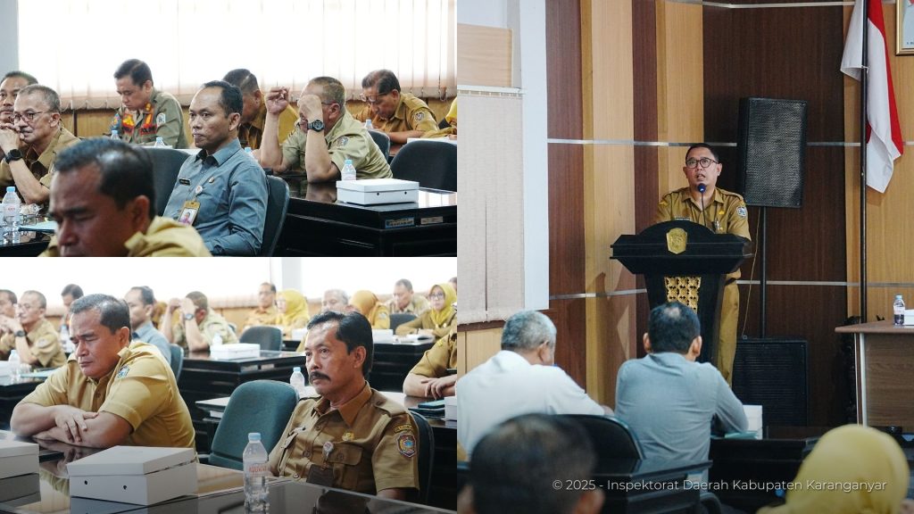 Inspektur Daerah memberikan materi dalam Sosialisasi Antikorupsi dan Anti Gratifikasi (22 September 2025)
