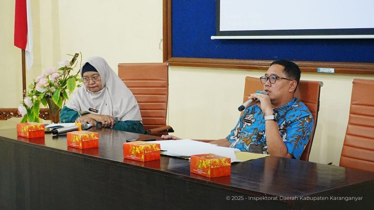 Inspektur Daerah memimpin Rakor Pemberian Bansos Korban Bencana Alam (15 Juli 2025)