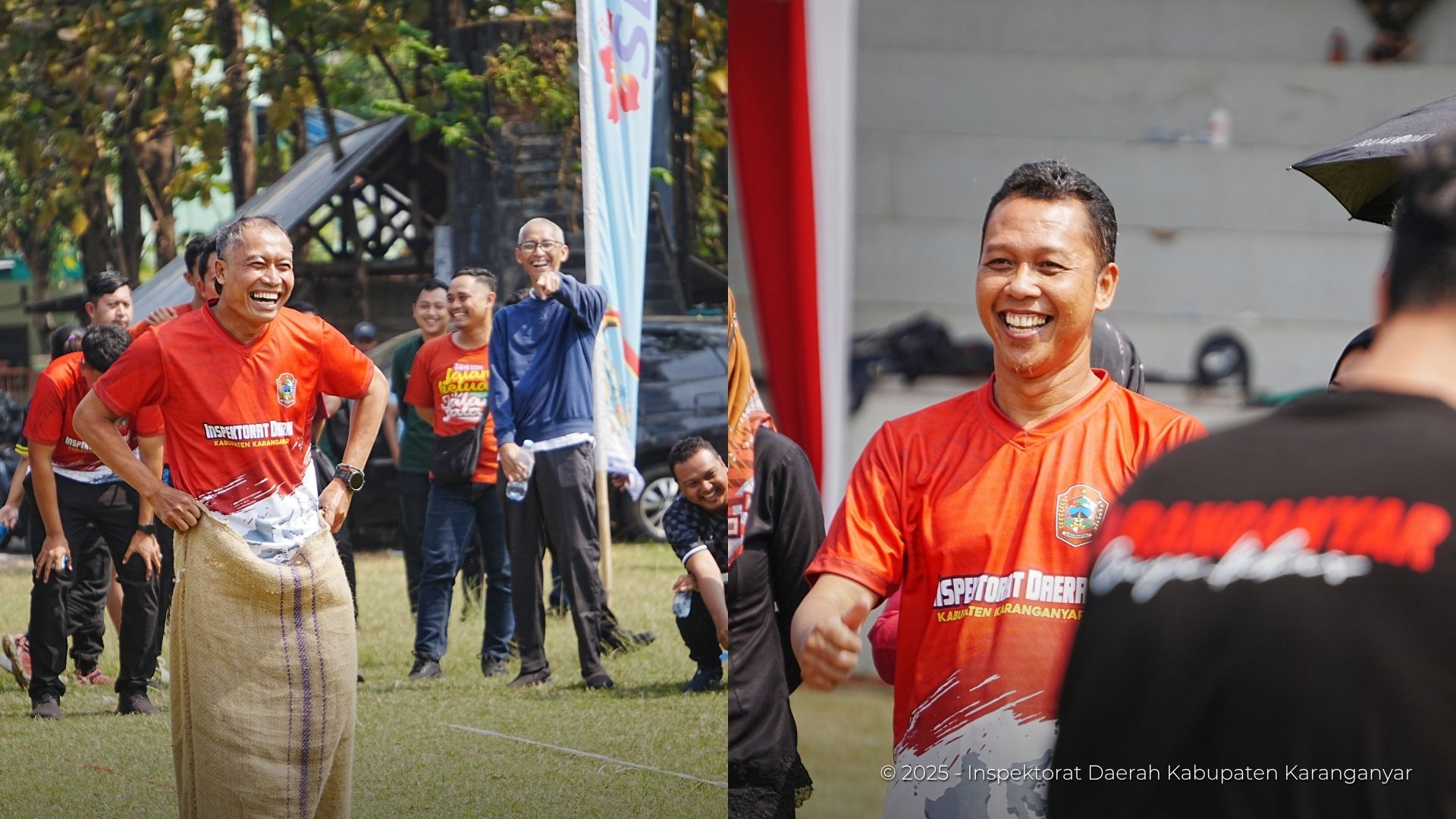 Inspektorat Daerah turut memeriahkan Lomba Olahraga Tradisional 2025 dalam rangka HUT ke-80 Republik Indonesia