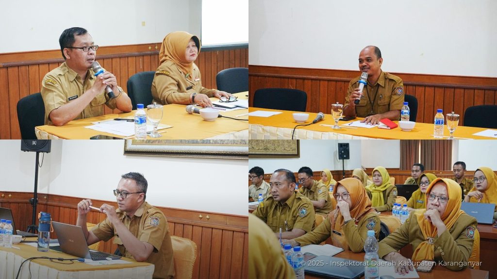 Narasumber dan Peserta Rakor dan Pelatihan Pengisian Kertas Kerja PM-SPIP 2025 bagi Kecamatan (25 Agustus 2025)