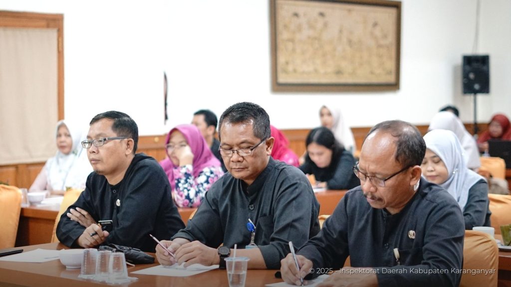 Para Irban di Inspektorat Daerah mengikuti Bimtek Penyusunan PKPT Berbasis Risiko (06 Februari 2025)