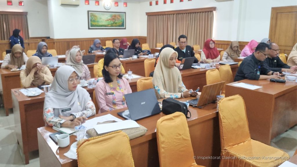 Para Pegawai Inspektorat mengiktui Penyusunan PKPT Tahun 2025 (19 Desember 2024)