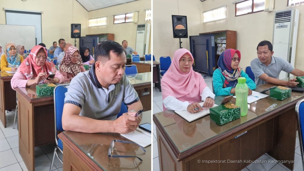 Para Pegawai Inspektorat mengikuti Rakor Pelaporan MCP Inspektorat Daerah (20 Desember 2024).jpg