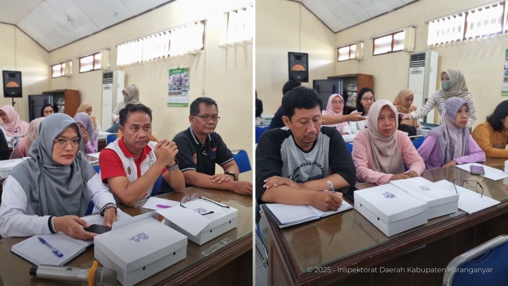 Para Pegawai Inspektorat mengikuti Rakor Renaksi Pencapaian IPKD Tahun 2025 II (07 Februari 2025)