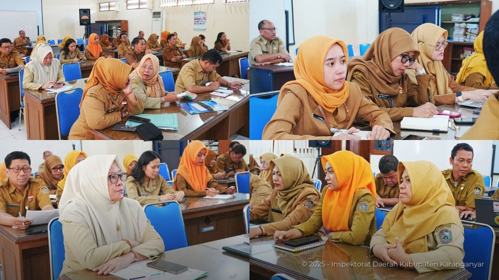 Para Pegawai mengikuti Teknikal Meeting Pelaksanaan Reviu Renstra OPD 2025-2029 (25 Agustus 2025)