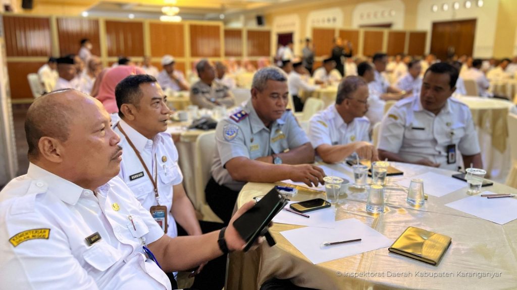 Para Peserta kegiatan Rakor dan Sosialisasi MoU APH APIP Kab. Karanganyar Tahun 2024 (20 November 2024)