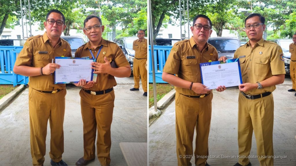Penandatanganan Pakta Integritas oleh Para Irban (13 Januari 2025)