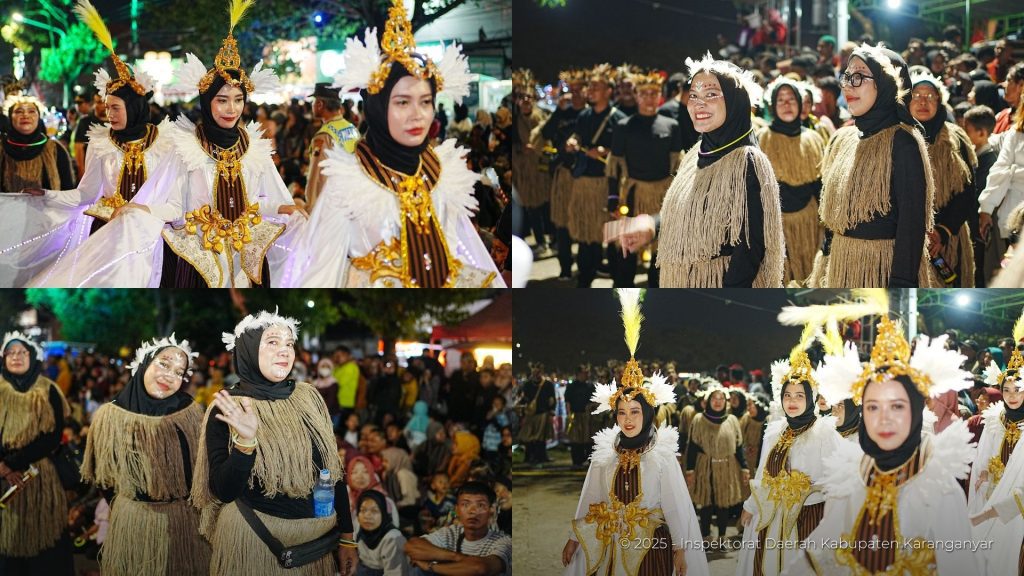Penari Inspektorat dalam Karanganyar Night Carnival 2025 (22 Agustus 2025)