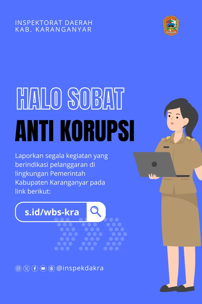 Flyer Whistleblowing System -Inspekorat Daerah Kab. Karanganyar