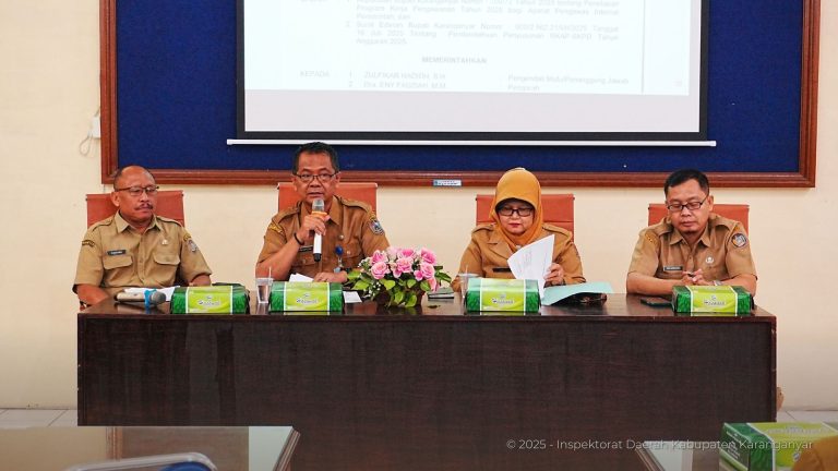 Rakor Pelaksanaan Reviu RKAP SKPD TA 2025 (9 September 2025)