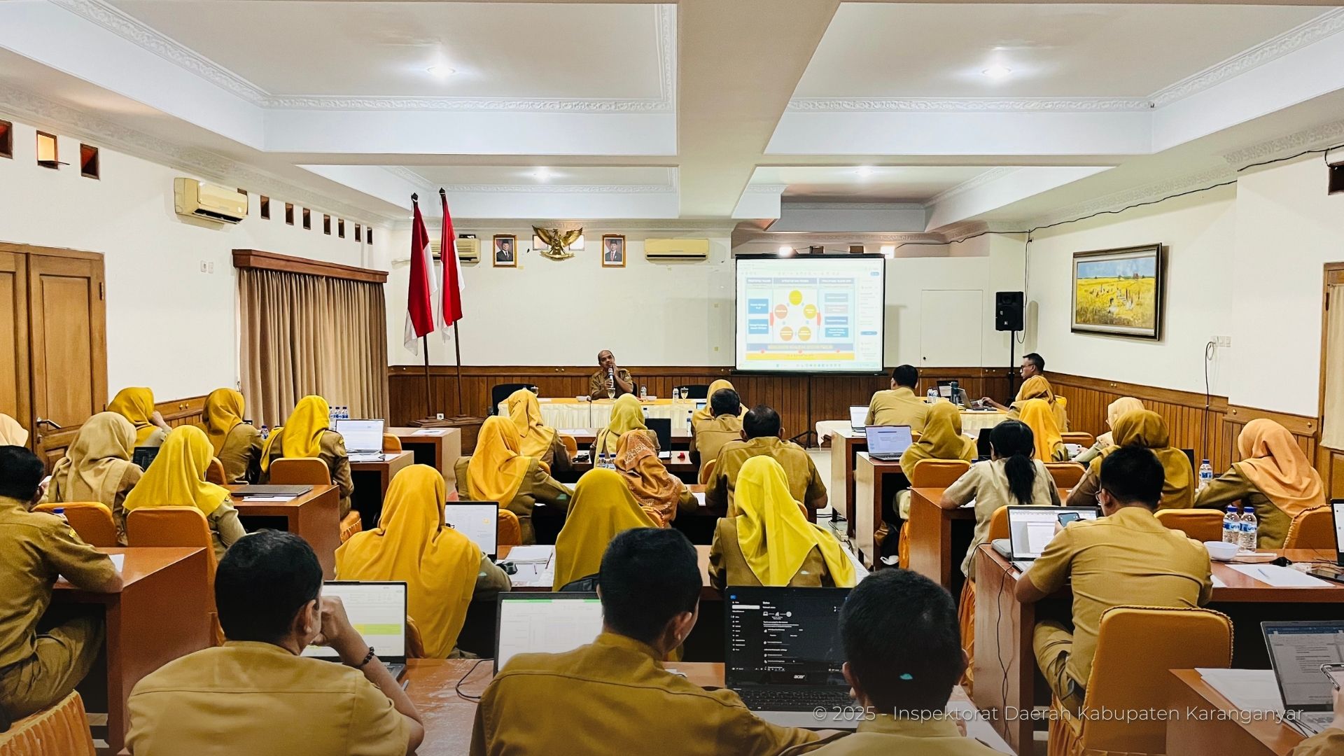 Rakor dan Pelatihan Pengisian Kertas Kerja PM-SPIP 2025 bagi Kecamatan