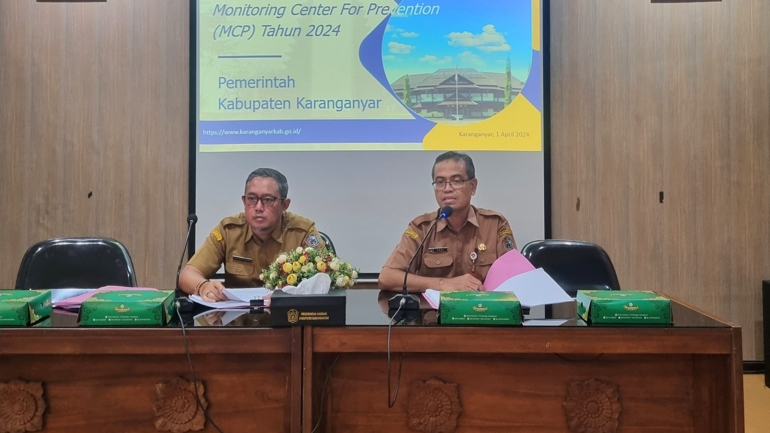 Rapat Koordinasi Percepatan Progres Monitoring Center for Prevention (MCP) Tahun 2024