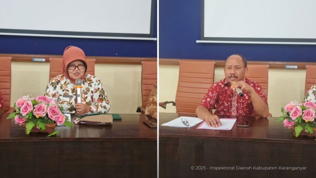 Sekretaris dan Irban IV dalam Rapat Persiapan Reviu LPPD