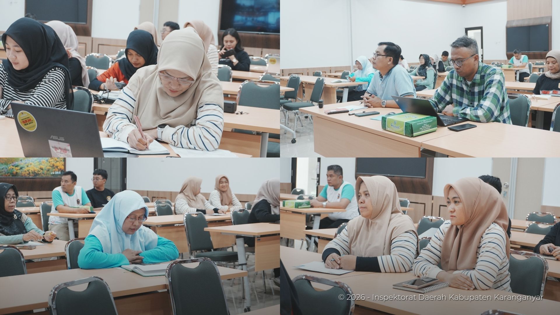 Para Pegawai Inspektorat Daerah mengikuti Entry Meeting Penilaian Kapabilitas APIP - 6 Februari 2026